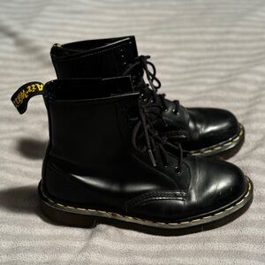 Black Doc Marten boots. Woman’s 8.5